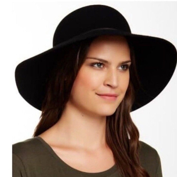 Talulah Round Floppy Wool Hat - Picture 1 of 6